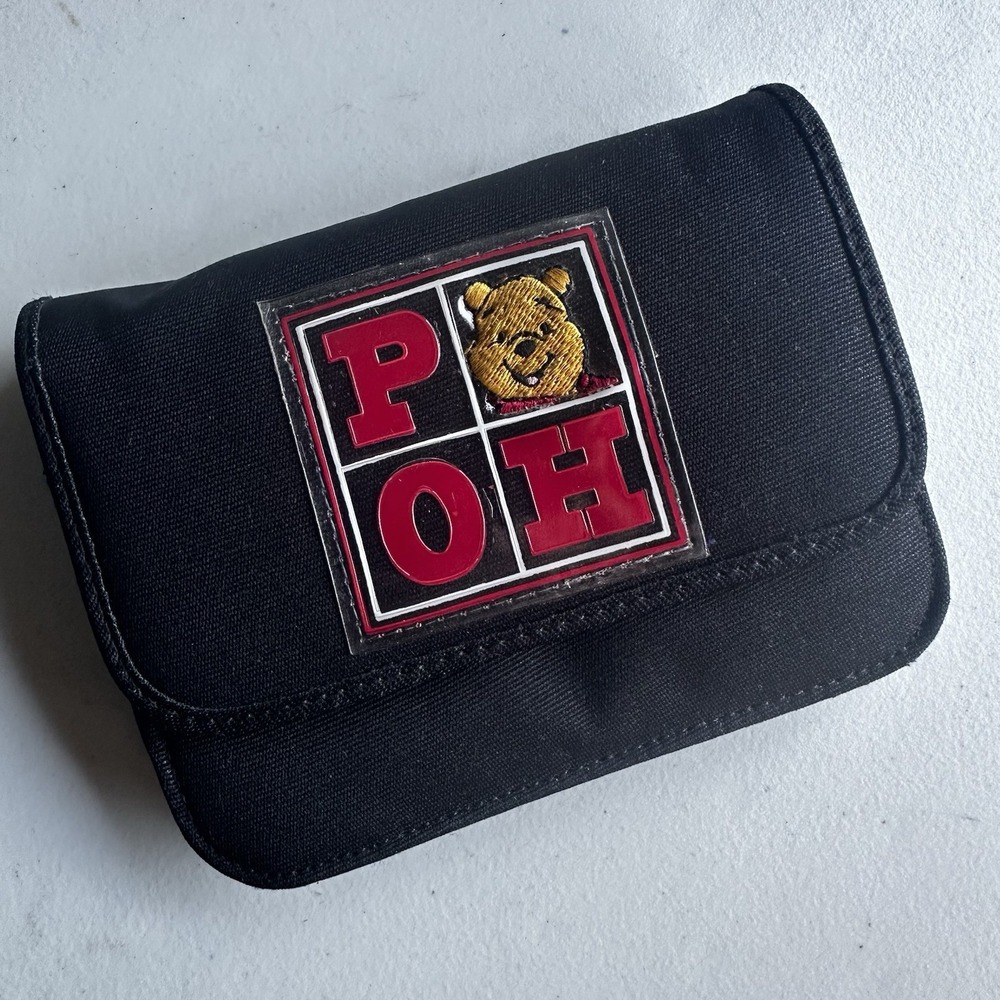 Vintage 90s Disney Winnie The Pooh Slim Fold Crossbody Purse Wallet
